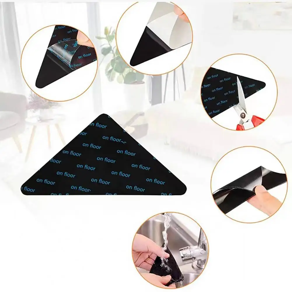 Herbruikbare Vloerklemmen Anti-Slip Tapijt Tape Anti-Slip Tapijt Pads Voor Hardhouten Vloeren Wasbare Handvatten Met Sterke Hechting Voor Ruimte