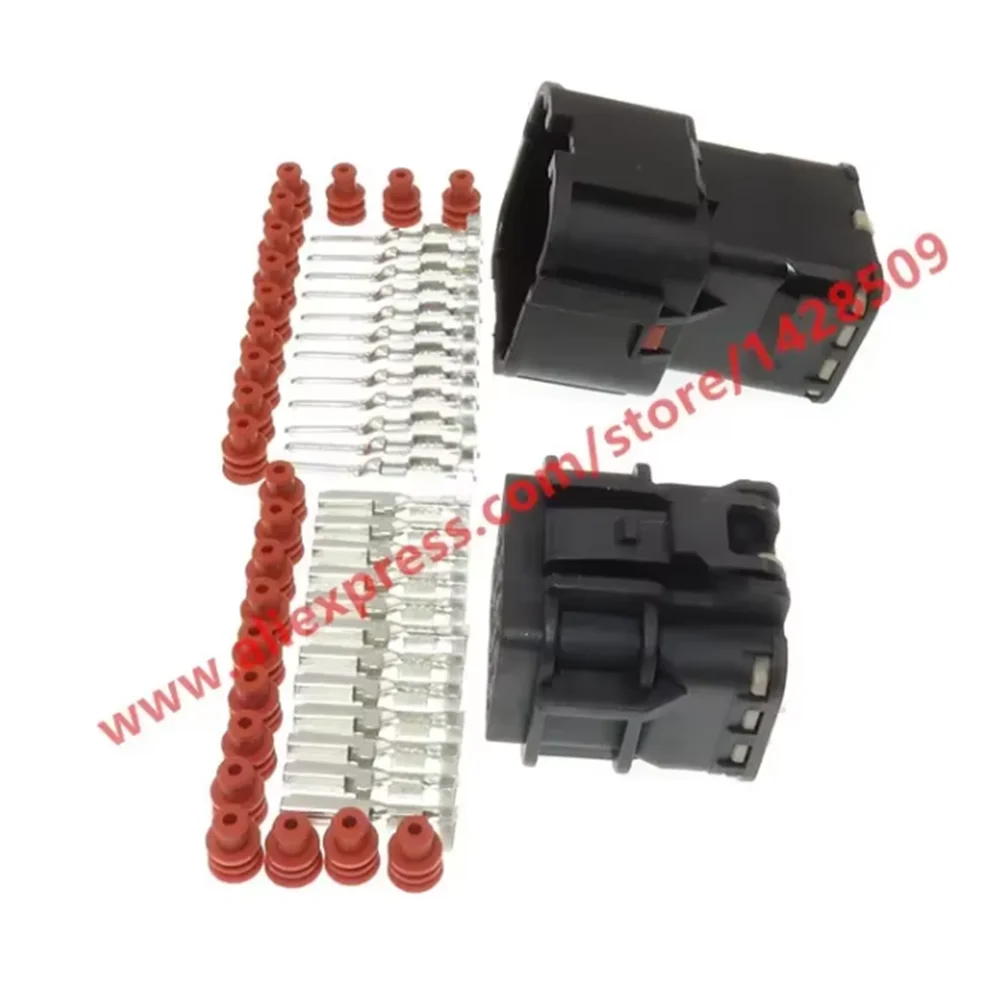 1 Set 12 Pin Excavator Auto Accelerator Pedal Motor Harness Connector Female Male Waterproof Plug MG640348 MG610346-5