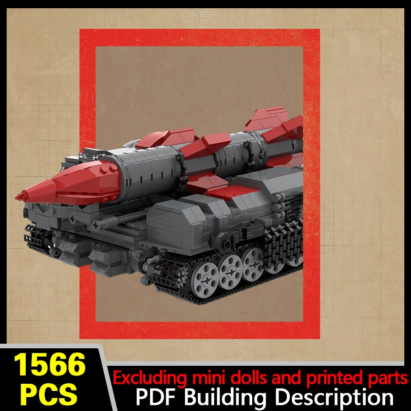 Military Missile Launcher Model MOC Building Bricks War Equipment Modular Technology Gifts Holiday Assemble Children Toys Suit