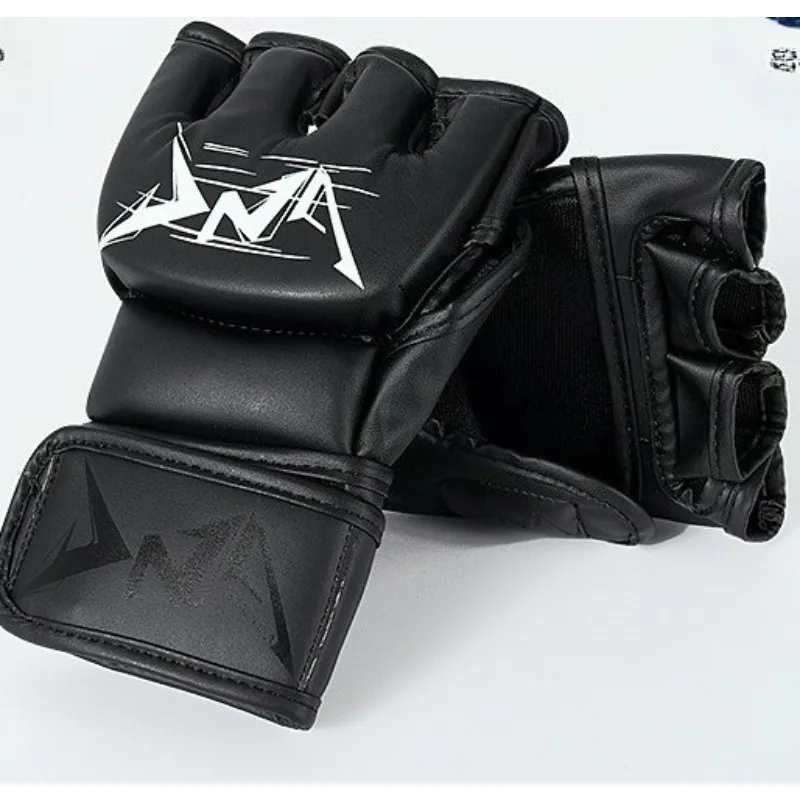 

Boxing Equipment Sparring Gloves for Men Women Sanda Fighting MMA Punching Gloves Half-finger Mitts