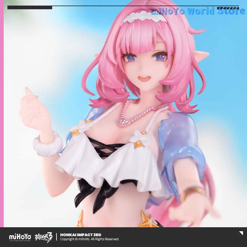 [Official] Elysia MiHoYo Genuine Original Honkai Impact 3 Elysia Garage Kits Miss Pink Elf PVC Kits Ornament Model Birthday Gift