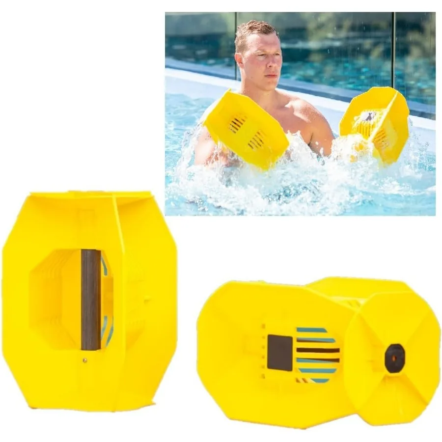 

Hydro Tone - HYDRO-BELL Pool Weights for Water Exercise Pair | Water Weights | Functional Strength Training with Pool Weight | A