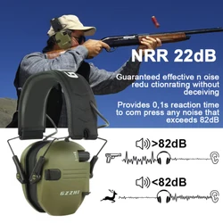 Electronic hearing protection earmuffs Noise-cancelling New earmuffs Active shooting Earphones Active hunting earphones