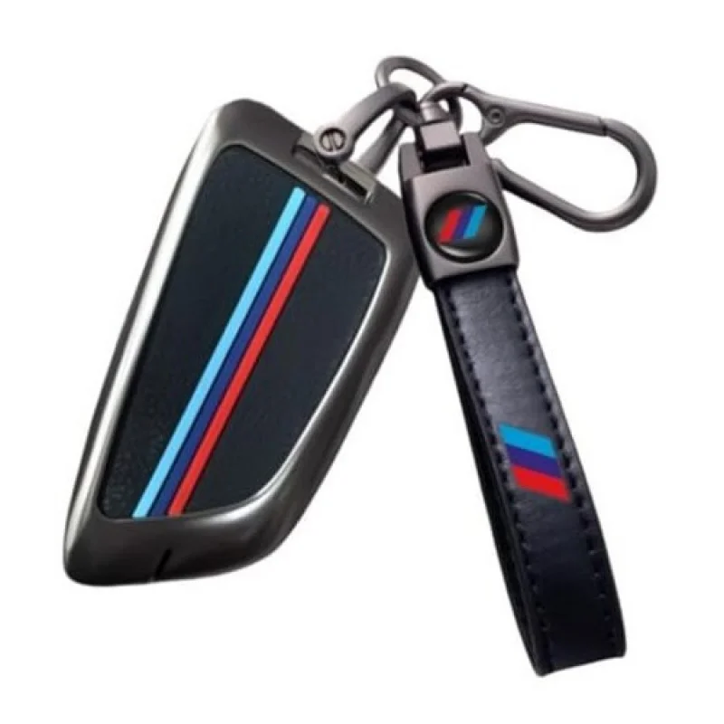 

A+ Car Key fob Cover Key fob case Leather Keychain car Key Accessories Compatible
