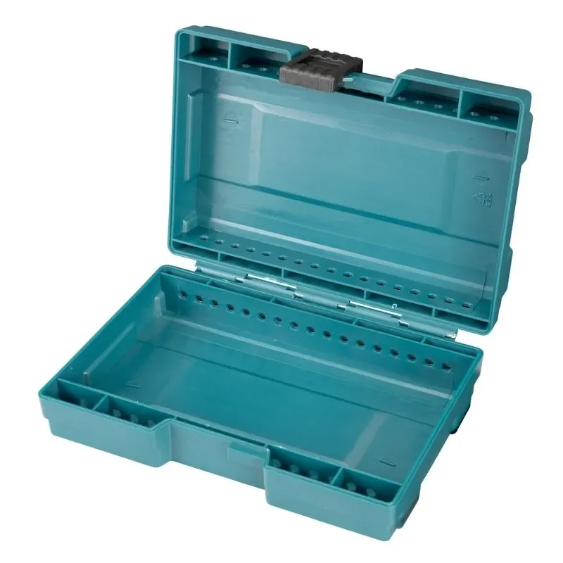 Пластиковый органайзер Makita B-62066 для хранения аксессуаров, мини-кейс для бит и насадок, штабелируемый, совместимый с Makpac