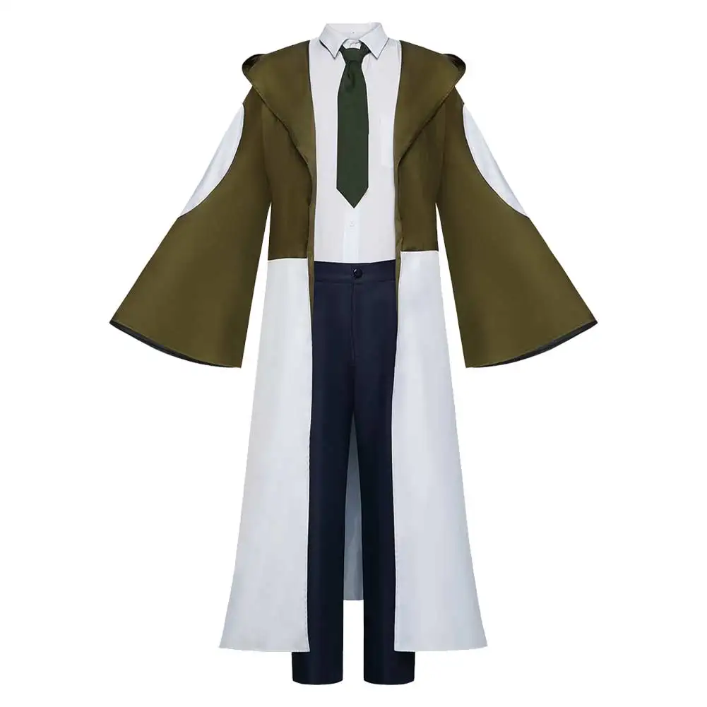 Macaron Cosplay Shirt Pants Tie Windbreaker Set Fantasy Costume Outfits Halloween Carnival Suit