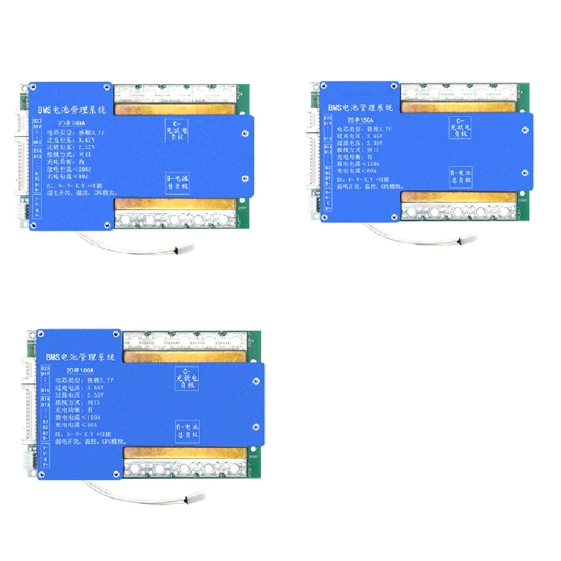 20S Lifepo4 Lithium Protection Board 60V Charge And Discharge With Voltage Balance Bms Function For E-Bike