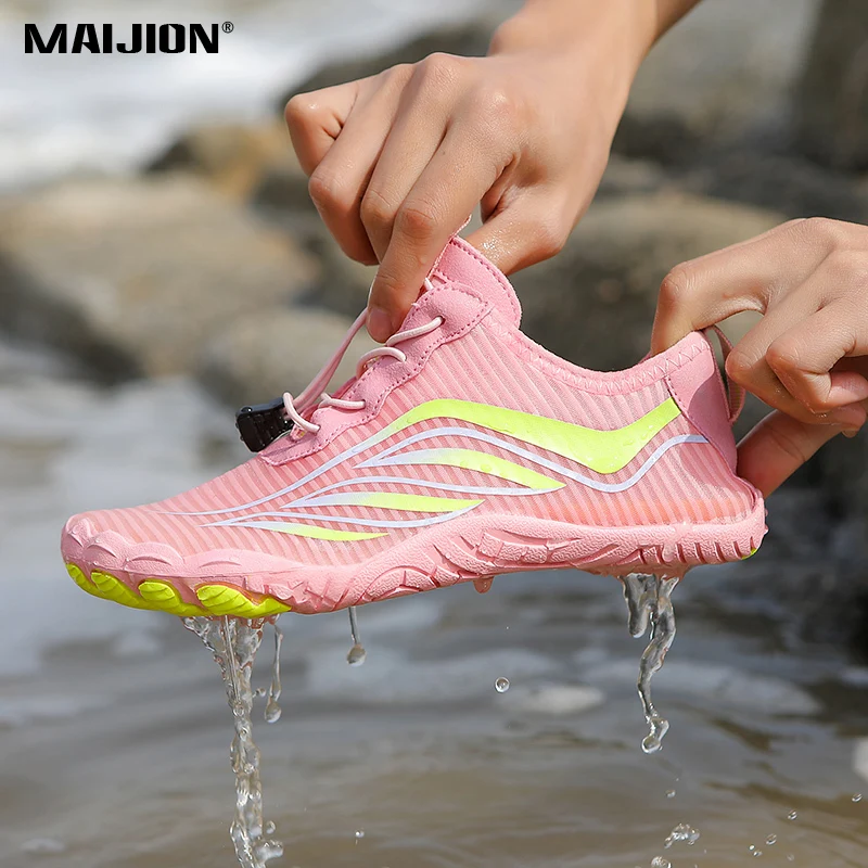 

Women Water Sports Shoes Quick Dry Beach Barefoot Men's Wading Shoes Swimming Rowing Diving Surfing Breathable Wading Sneakers