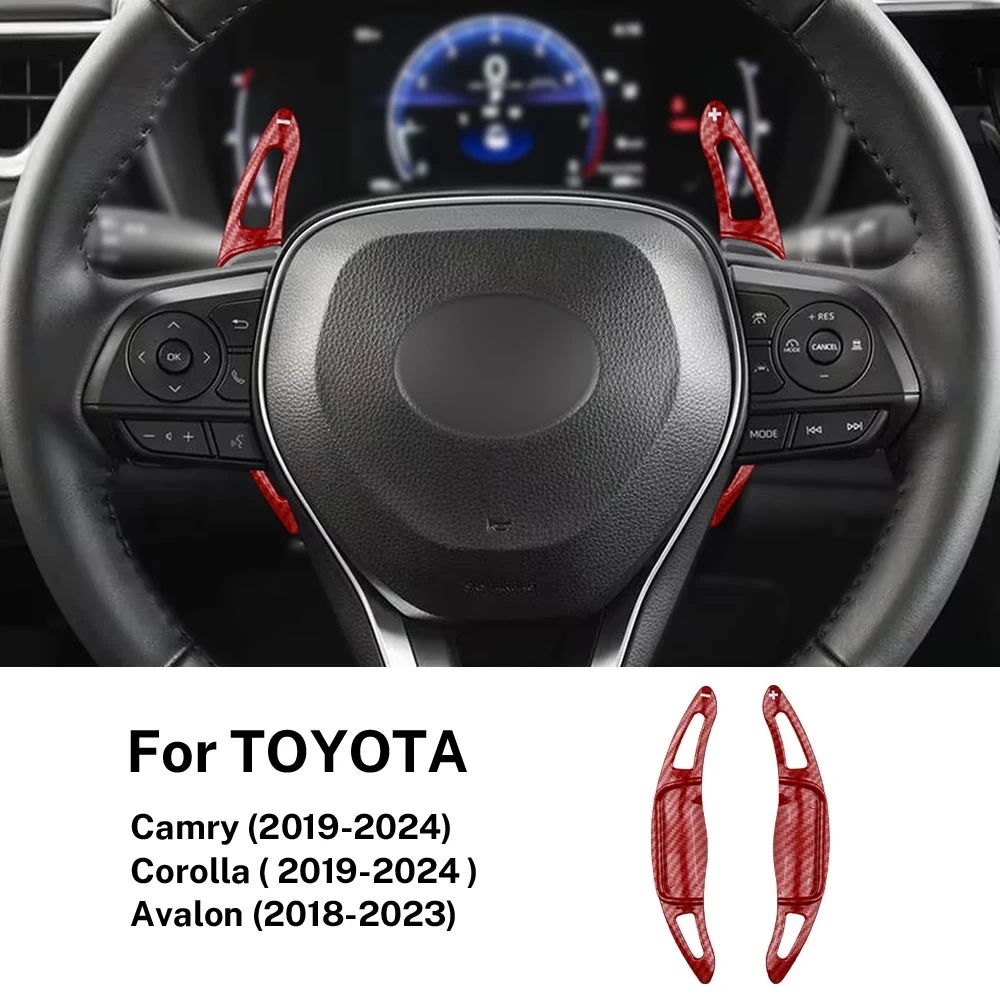 

ABS for TOYOTA Camry Corolla 2019-2024 Avalon 2018-2023 Car Steering Wheel Paddle Shifter Cover Trim Accessories