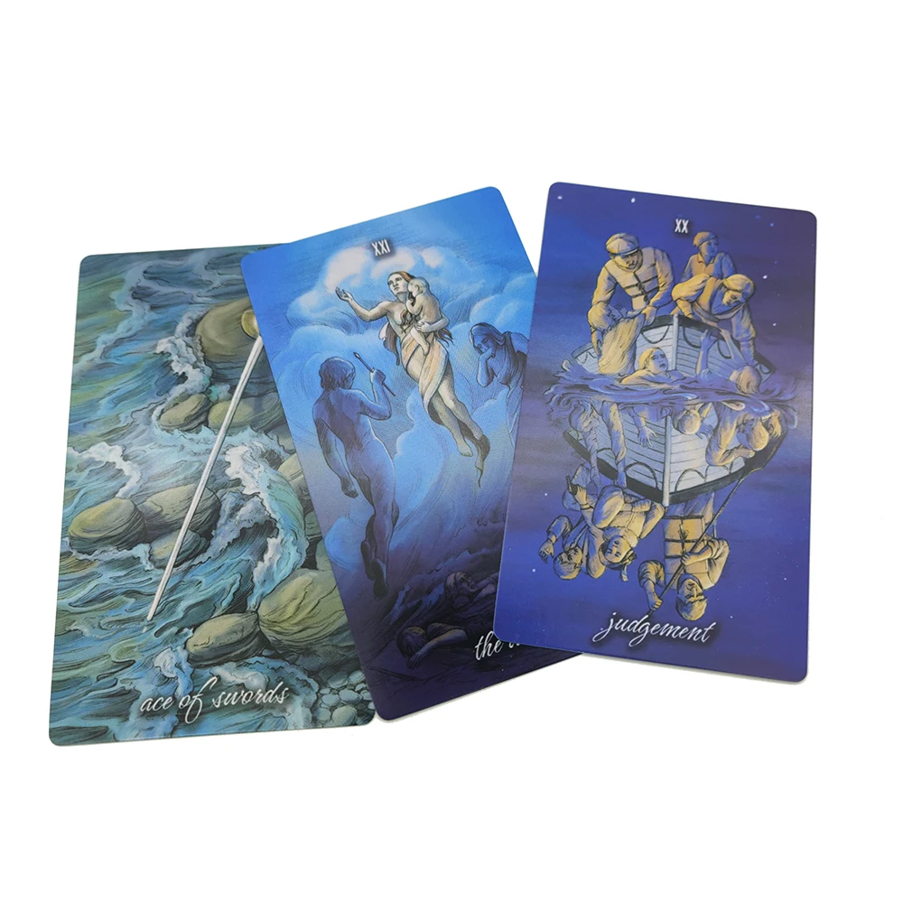 12×7CM cards.Titanic Risen Spirits divination Tarot for Beginners with Guide Book Tarot Unique Indie Tarot Deck for Beginne