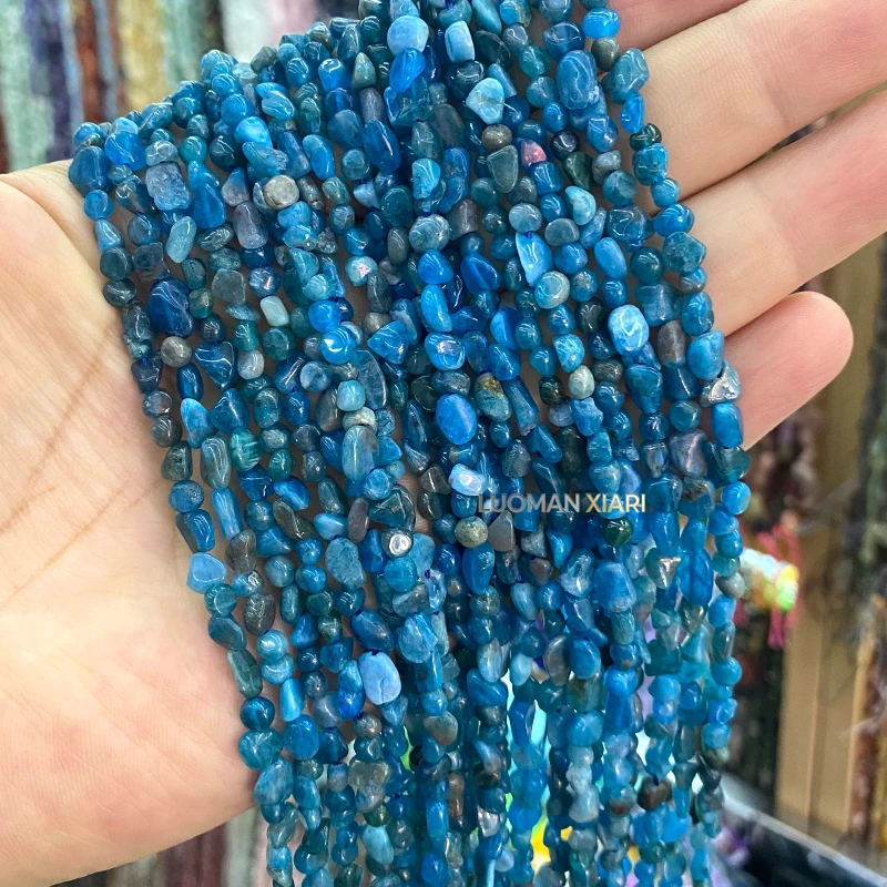 4-6mm Irregular Raw Gem Natural Stone Purple Lepidolite Loose Spacer Beads for Jewelry Making Diy Bracelets Charms Accessories view 3