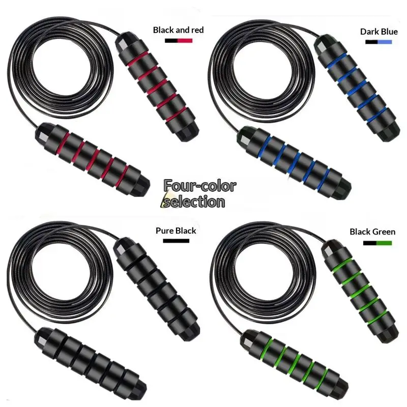 Jump Rope -Free Steel Wire Adjustable 1 Set for Cardio Training Workout Fitness Skipping Exercise