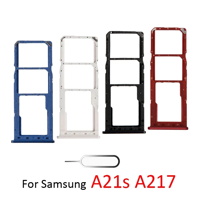 For Samsung Galaxy a21s A217 a217f a217m a217n phone new SIM card chip tray adapter SD card holder tray