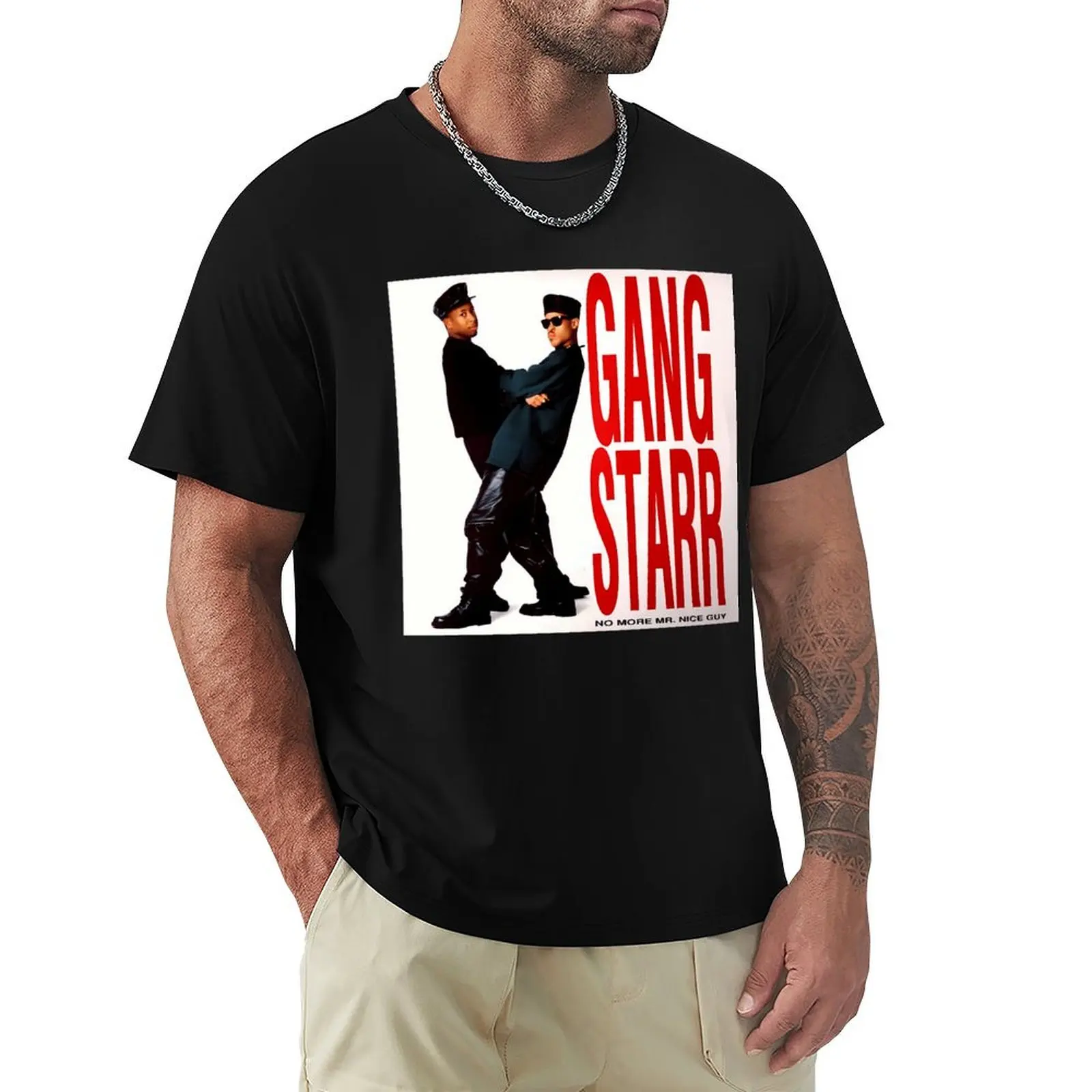 Gang Starr No More Mr Nice Guy T-Shirt t shirts for man graphic tees T-Shirt