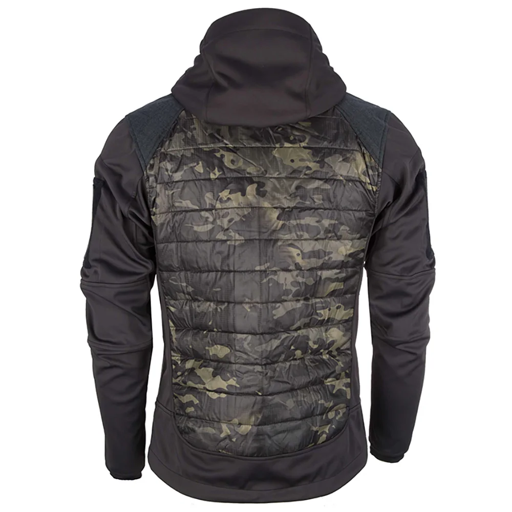 Veste DulJacket d'extérieur en peluche pour homme, coque souple, processus de coupe 3D, fermeture éclair Ykk, coupe couvertes, chasse, imperméable et chaude, trempée pour homme