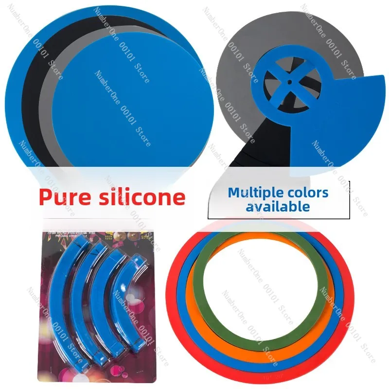 Pure Silicone Material Single Drum Set Muffler Pad Snare Drum Pad 6 Drums 7 Drums Plus Tom Drum Pad