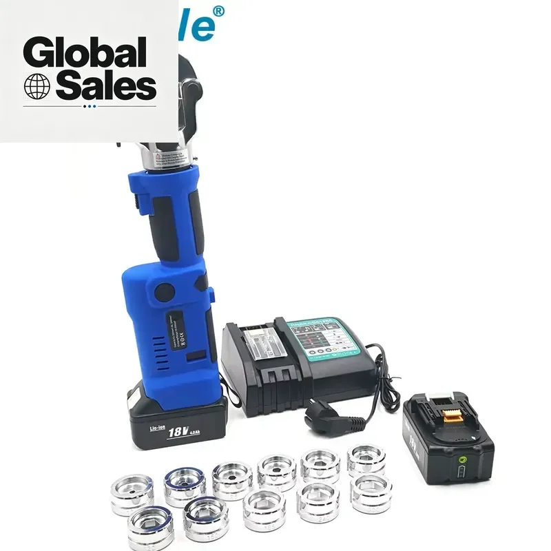 Designed for professional electricians and DIY enthusiasts, the LS-300 Cordless Crimper eliminates physical strain and