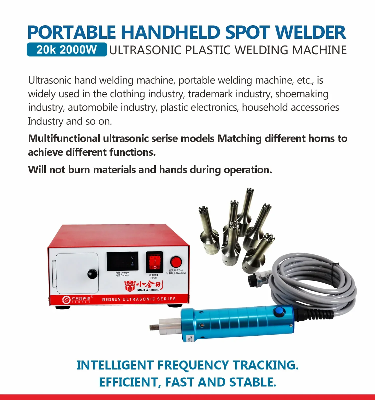 Lowest Factory Price 28k 35k Portable Handheld Spot Welder Ultrasonic Spot Welding Machine