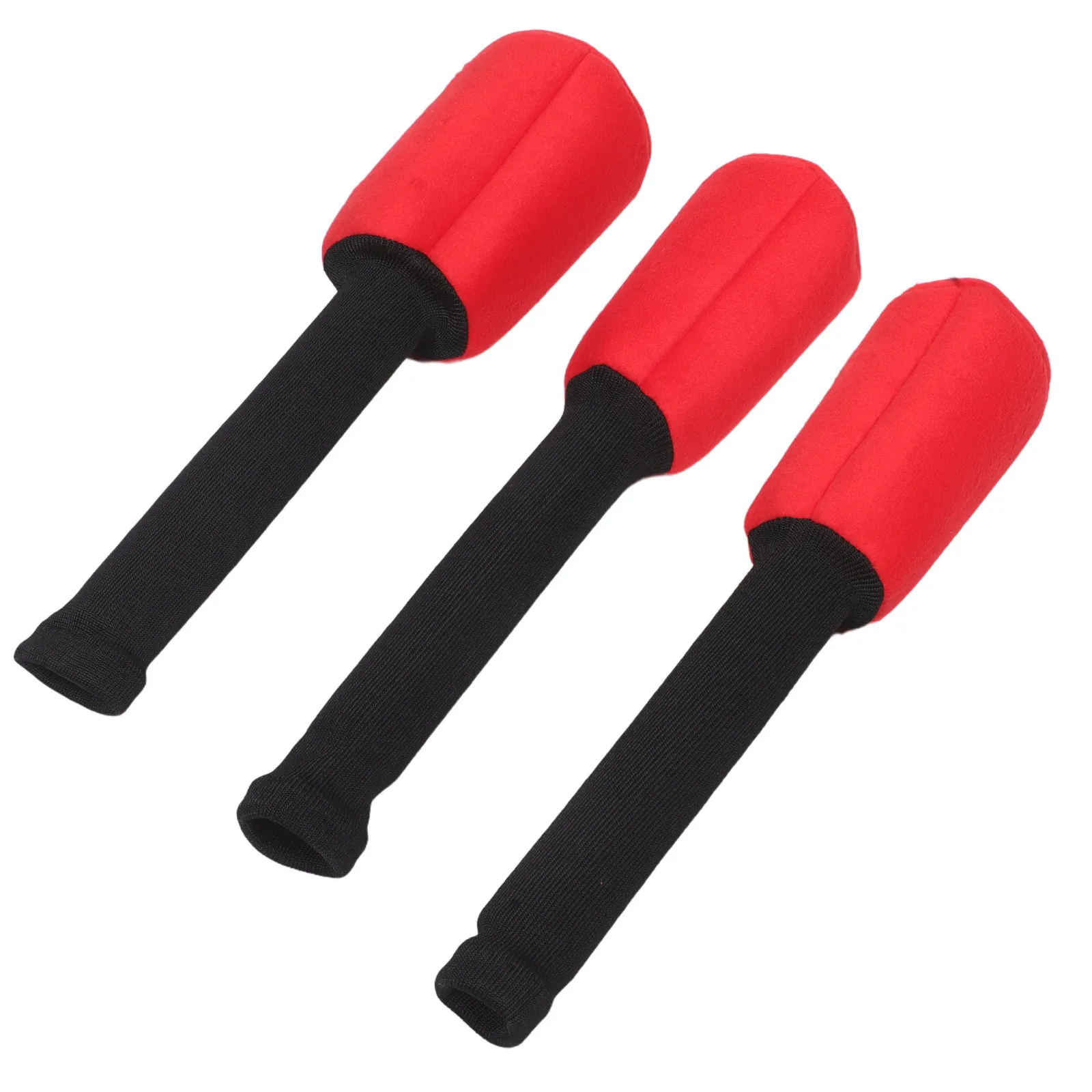 

Набор из 3 чехлов для гольф-клюшек: красно-черные чехлы для драйвера, фервей-вуда и паттера-маллета, защитный комплект для гольф-клюшек