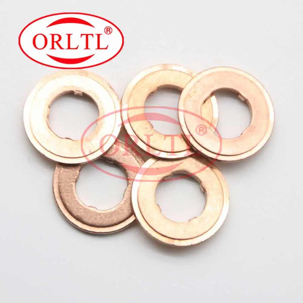 100PCS Common Rail Injector Copper Washer F 00V C17 503 Injector Shim F00VC17503 for BOSCH NOZLE