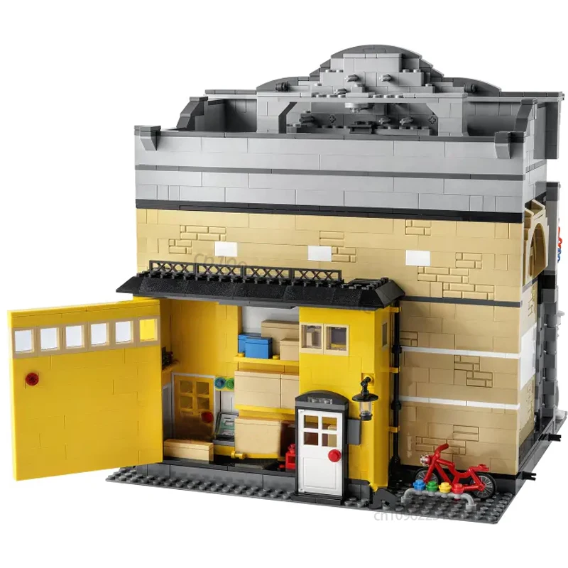 مدينة جديدة وحدات مخزن عرض الشارع اللبنات MOC-910009 لتقوم بها بنفسك الإبداعية العمارة الجمعية الطوب نموذج الاطفال اللعب الهدايا #2