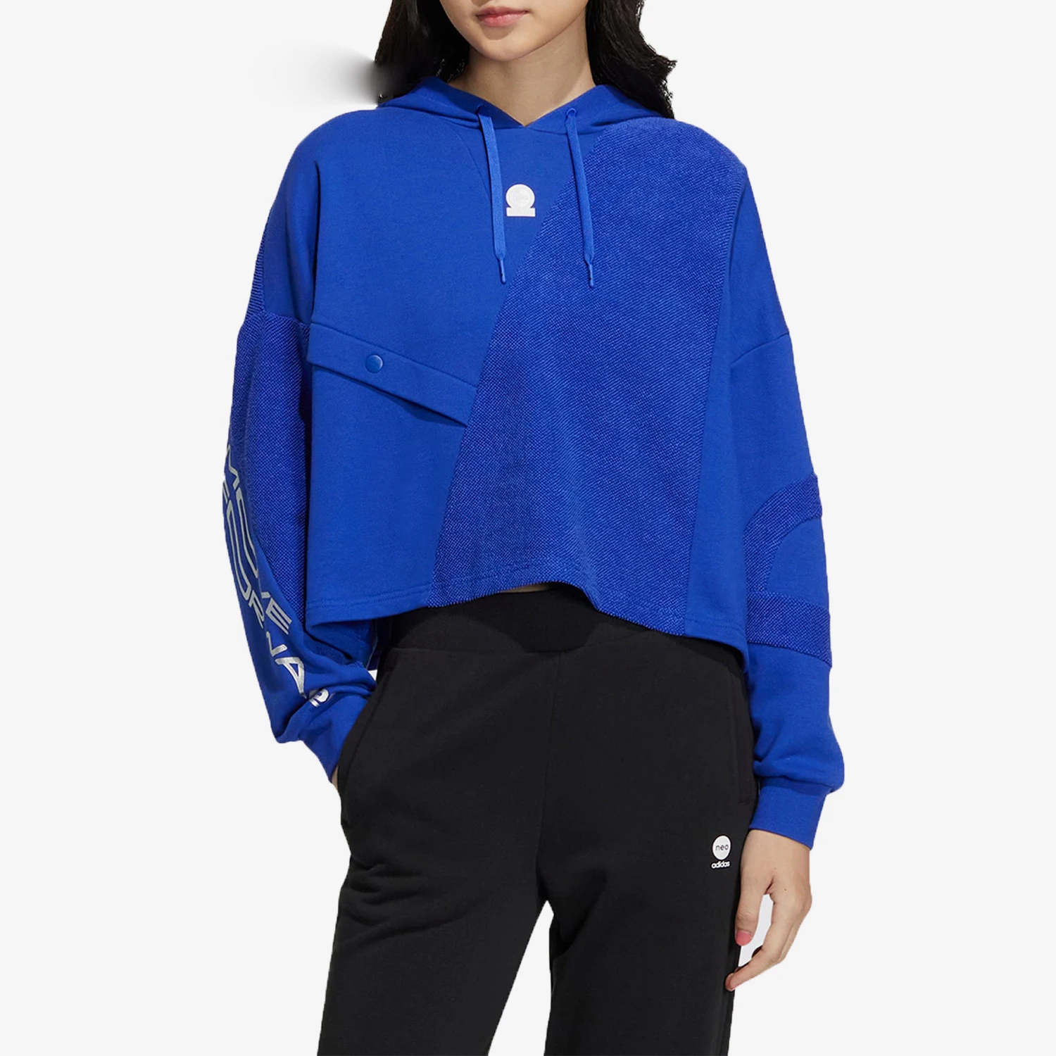

Adidas NEO Womens Hoodie Casual Pullover Sweatshirt Long Sleeve Sportswear Comfortable Fashion Training Running Gym Streetwear