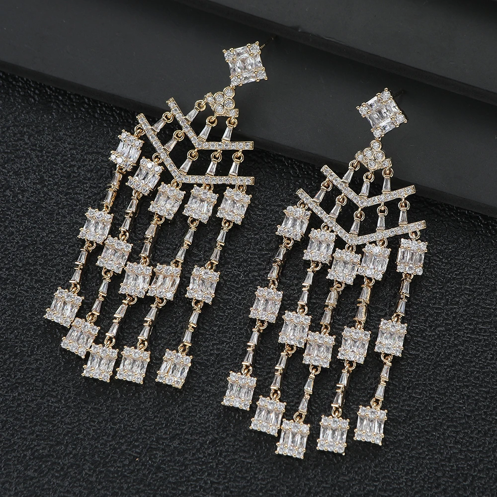 Long Geometry Tassel Square Ea - đánh giá và giá Women Accessories Dubai