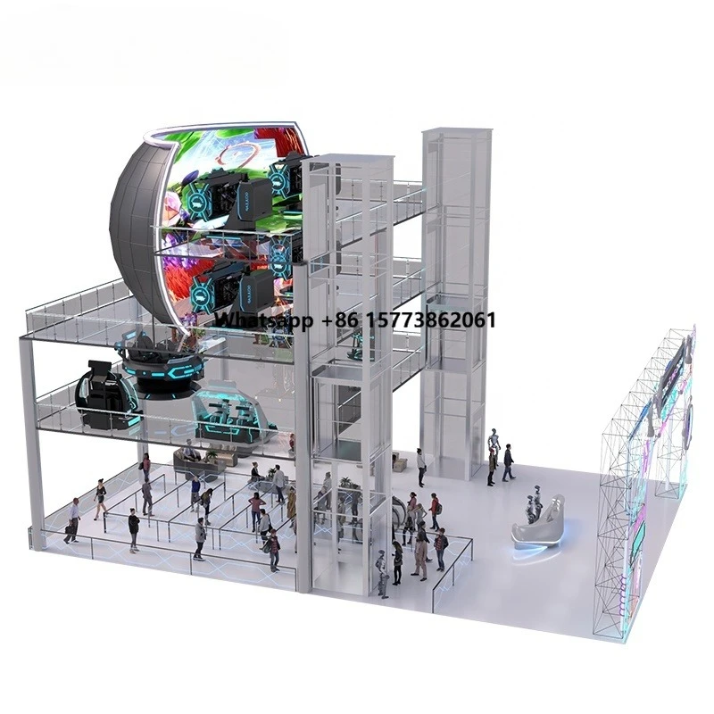 Dome Flying Cinema VR Theme Park 5D Arcade Games Simulator 3D Outdoor Amusement Park 9D Game Machine 12D Kids Indoor Playground