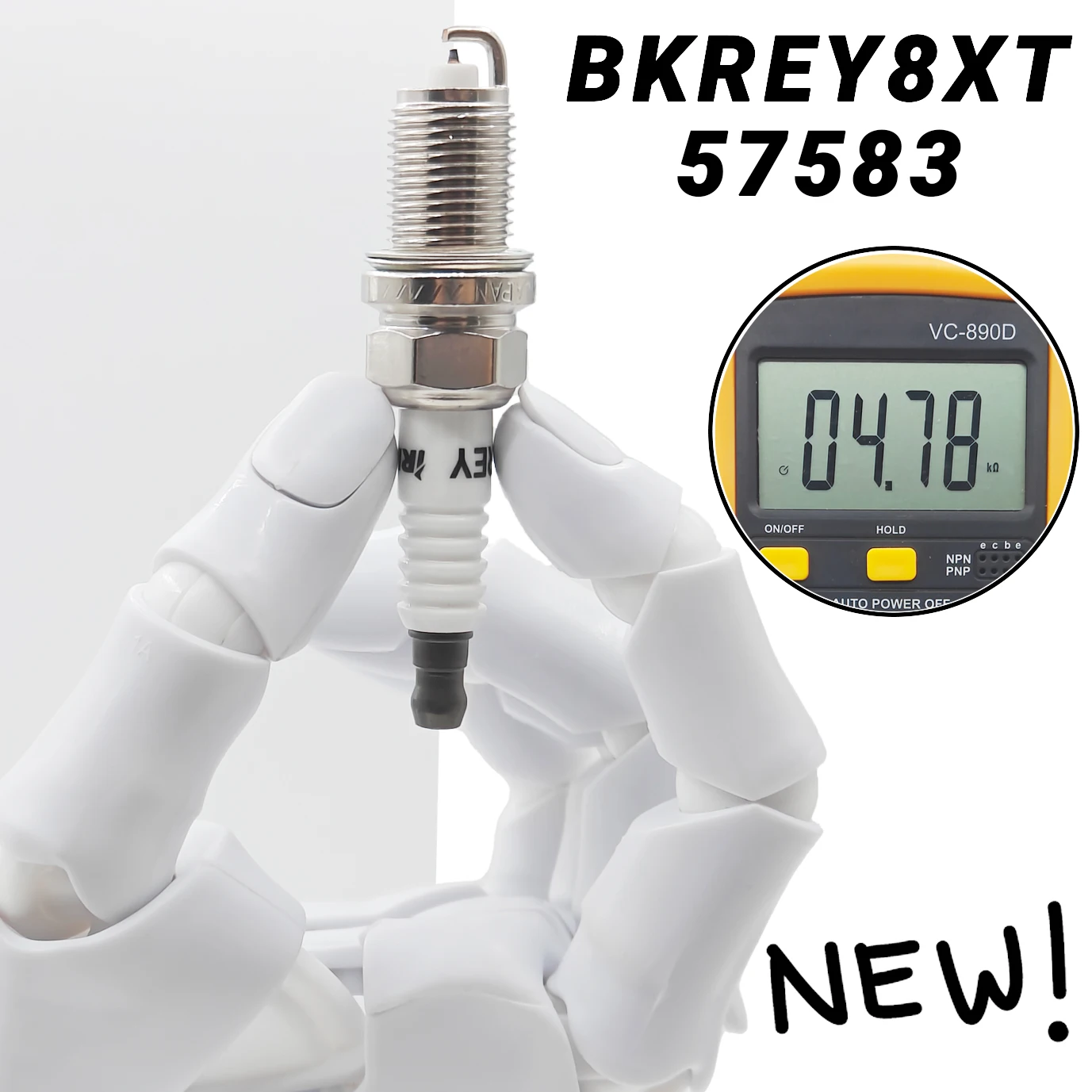 4/20pcs BKR8EIX 2668 Iridium Spark Plug Candles For Audi Volkswagen A3 A4 A5 TT TTS CC Tiguan Jetta Passat For BKREY8XT 26681