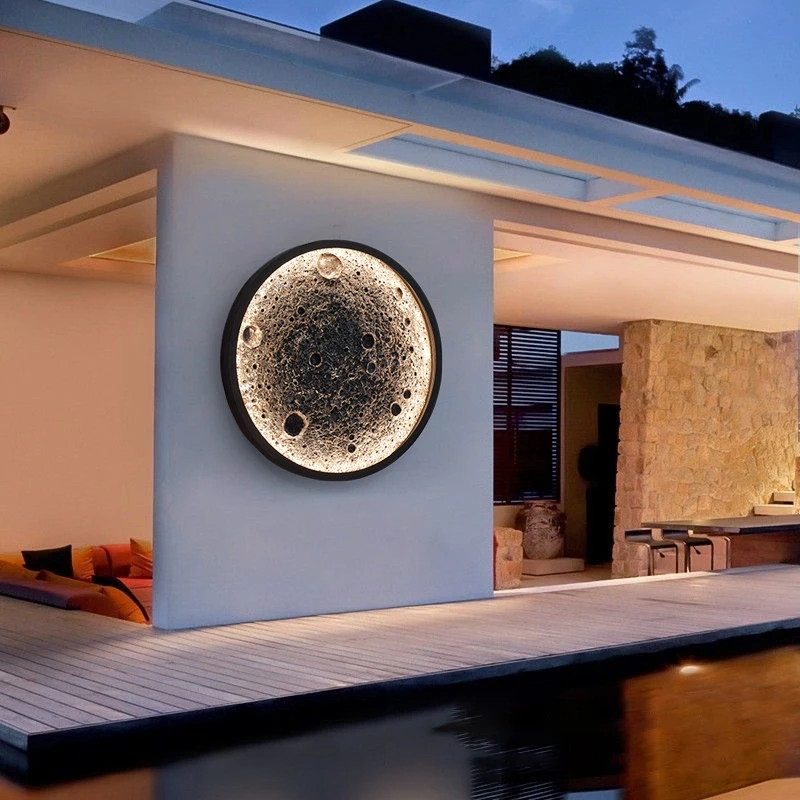 Waterproof Outdoor Wall Lamp European Style Balcony Garden Villa Courtyard Door Hanging Exterior Wall Lighting