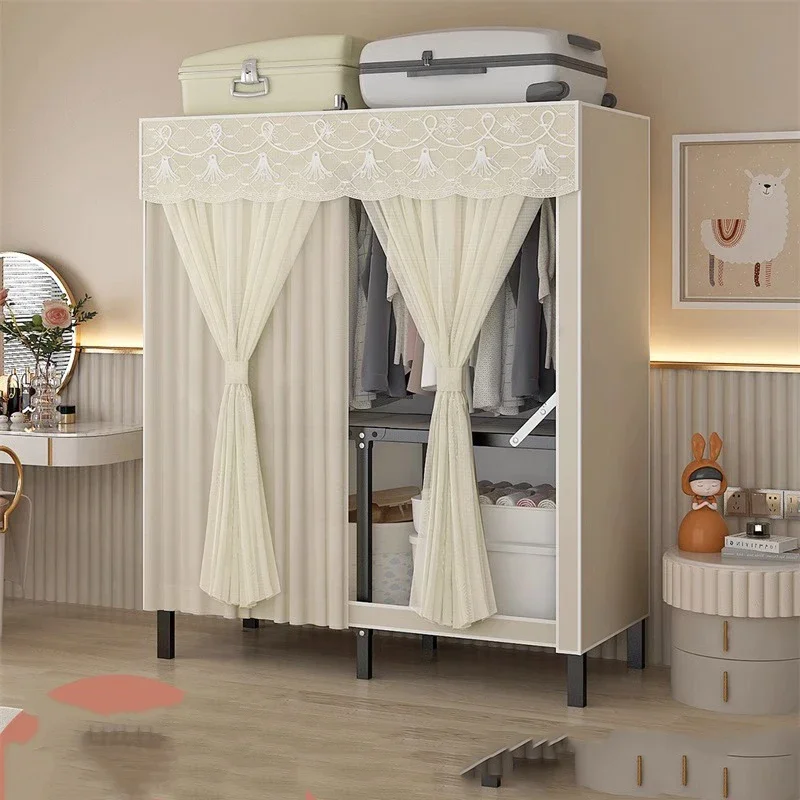 

Minimalist Modern Wardrobe Nordic Portable Baby Partitions Storage Wardrobe Cabinet Exterior Plastic Vestidores Trendy Furniture