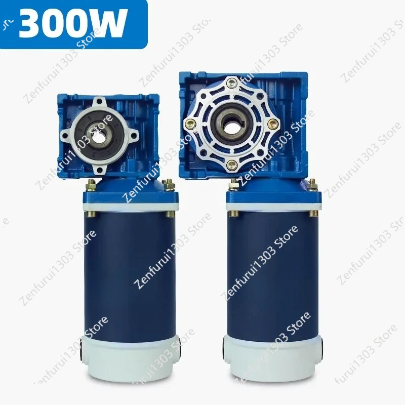 RV30-RV40 DC12V / 24V 300W 9A DC Gear Motor Worm Gear Gearbox High Torque Gear Motor 1800r/min