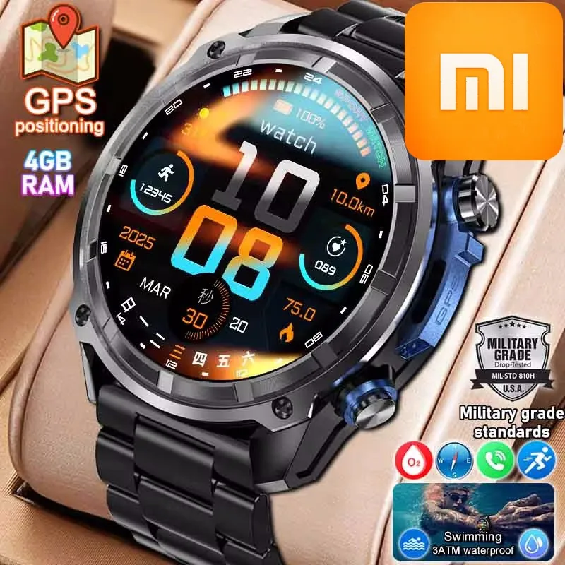 

Xiaomi Corning Gorilla Glass High End watch Swimming Smart Watches Swim six axis sensor Sports Smartwatch 4GB Memory GPS Map