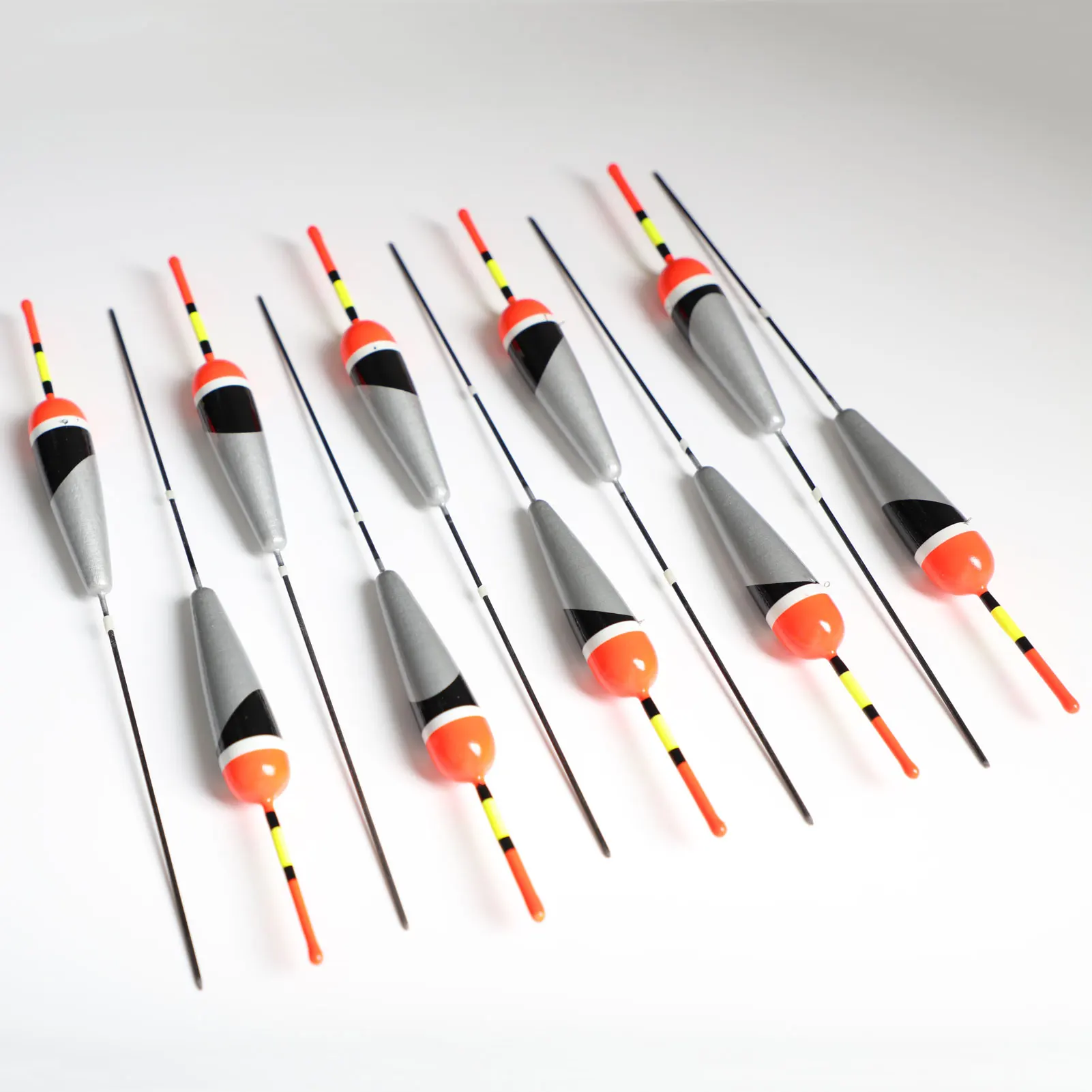 

FREE FISHER 10pcs Fishing Bobbers Cork Floats Kit Antenna Balsa Wood 3g 20.5cm Buoy Collection Fishing Tackles Corchos De Pesca