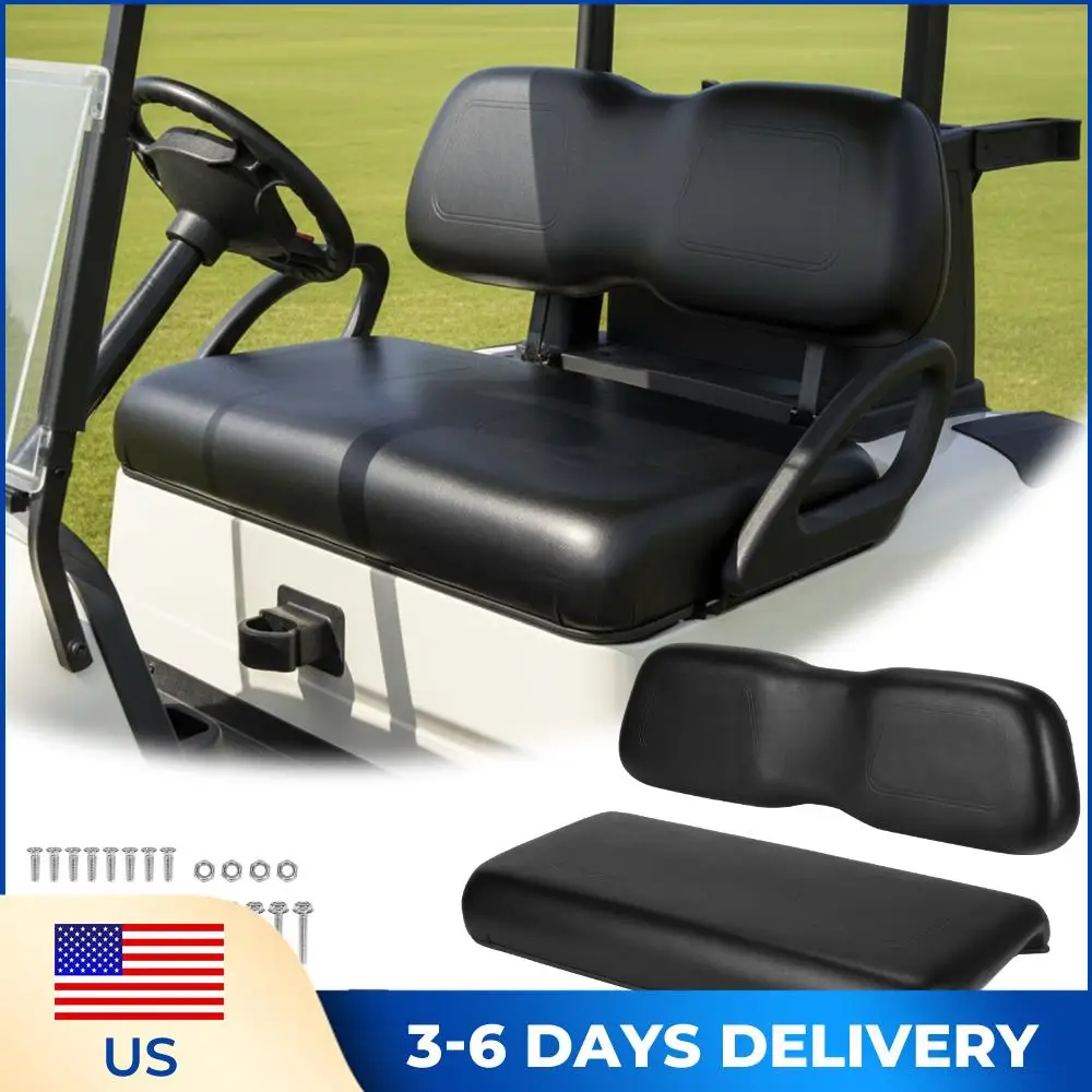 

Front Seat Back and Bottom Cushion Set 102076601 102076602 Golf Cart Seat Cushion Compatible for Club Car DS 2000.5-up Models
