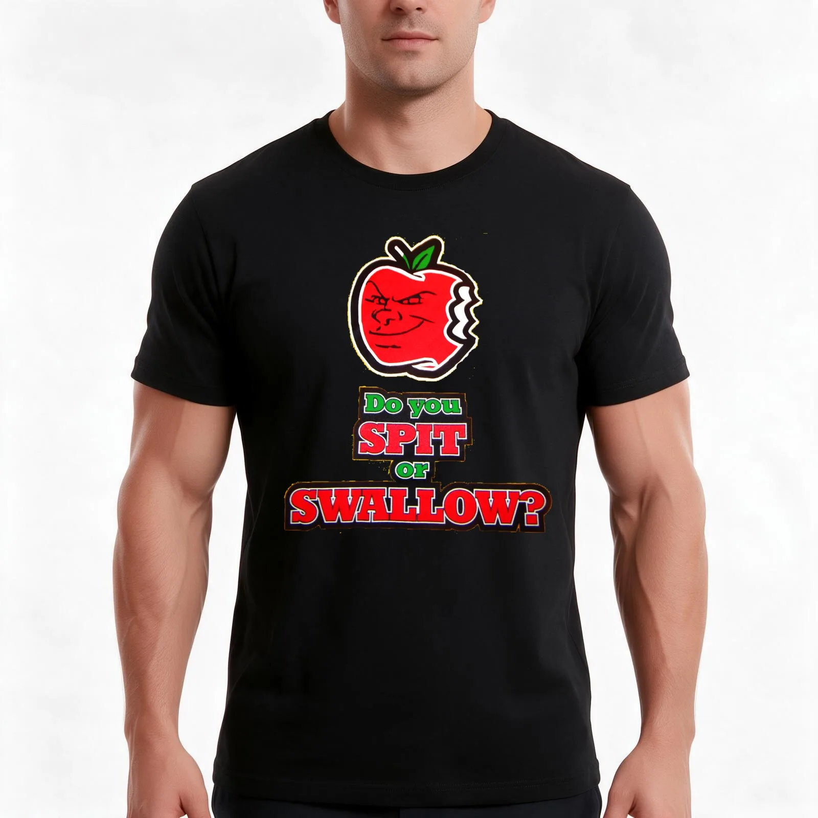 do you spit or swallow quote Trendy Vintage Shirt, Funny Vintage Youth / Adult Tee / Sweatshirt / Hoodie /Long-Sleeve Gi T-Shirt