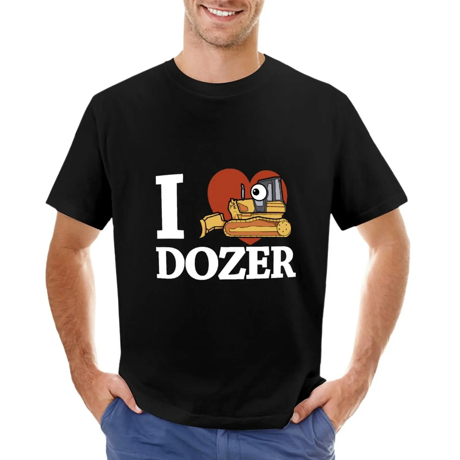 

I love Dozer kawaii T-Shirt boys whites funnys summer top mens graphic t-shirts big and tall