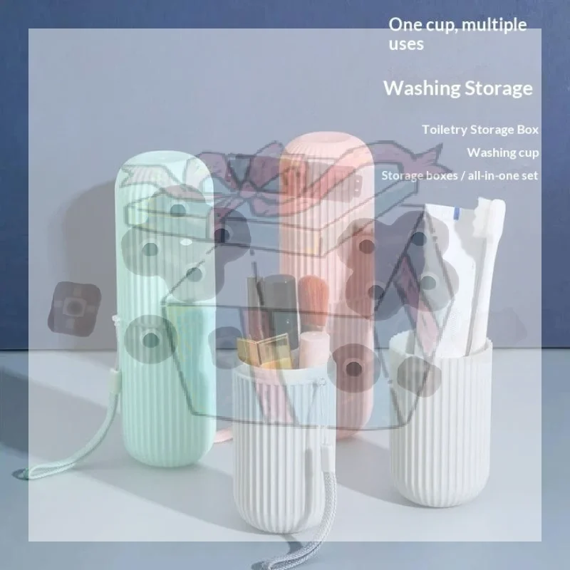 【CC】Portable Toothbrush Toothpaste Holder Storage Box For Travel Camping Keeps From Dirt Damage