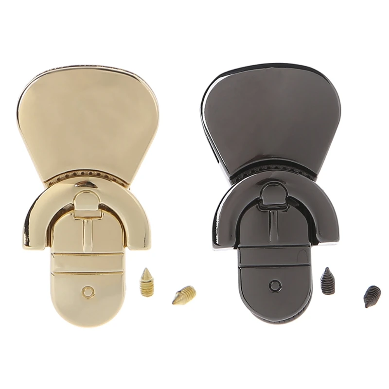 

X5XA Women Metal Clasp Locks for DIY Handbag Shoulder Bag Purse Hardware Accessories
