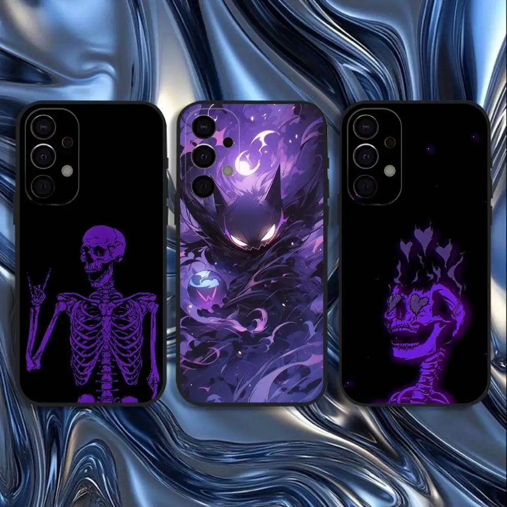 

Purple Aesthetic Phone Case For Samsung S25,S24,S21,S22,S23,S30,Ultra,S20,Plus,Fe,Lite,5G Black Cover