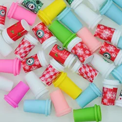 Resin 3D Coffee Cup Embellishments Dollhouse Miniatures Party Decoration Supplies DIY Crafting Accessories 15*21mm