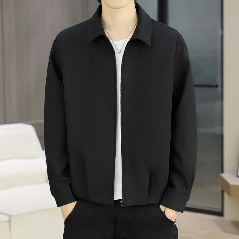 Men's Fashionable Casual Business Jacket Autumn New Arrival High Quality Stylish All-Match Expansion Version Tummy Concealing Co