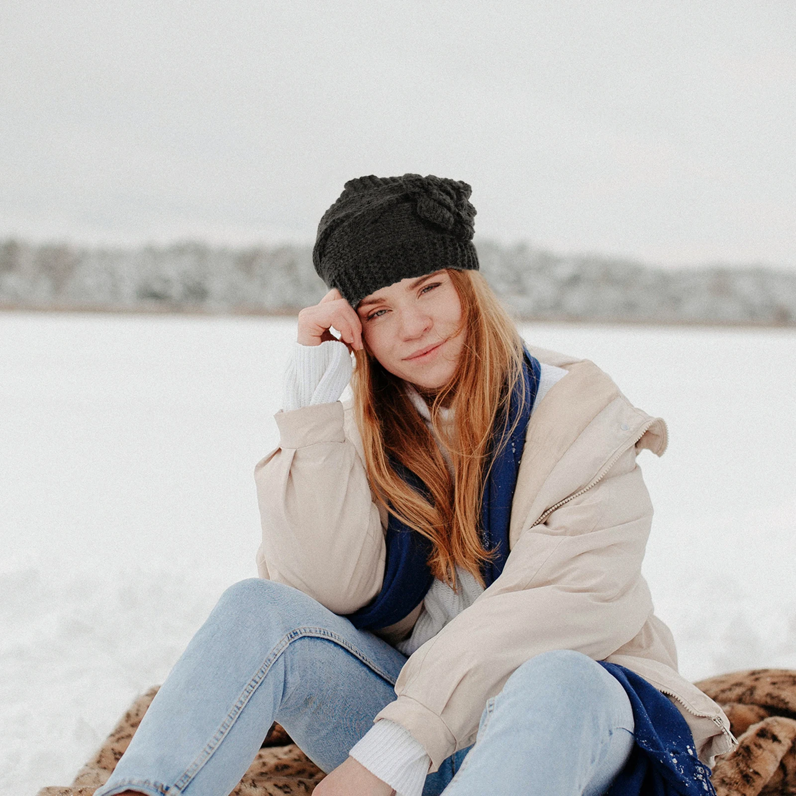 

Yarn Headdress Wide Headband Headbands Headscarf Popularity Special Occasion for Women Hair Acrylic Wool Good Workmanship