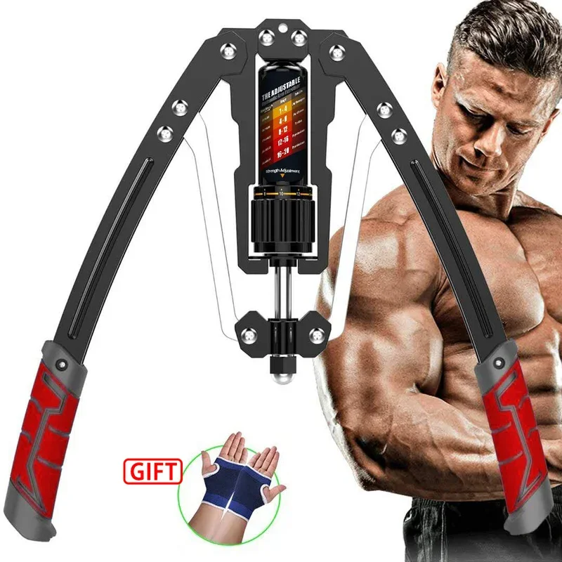 Arm Exerciser Adjustable Pressure 22-440lbs Forearm Workout Equipment Chest Expander Muscle Strength Trainer Home Gym Equipment