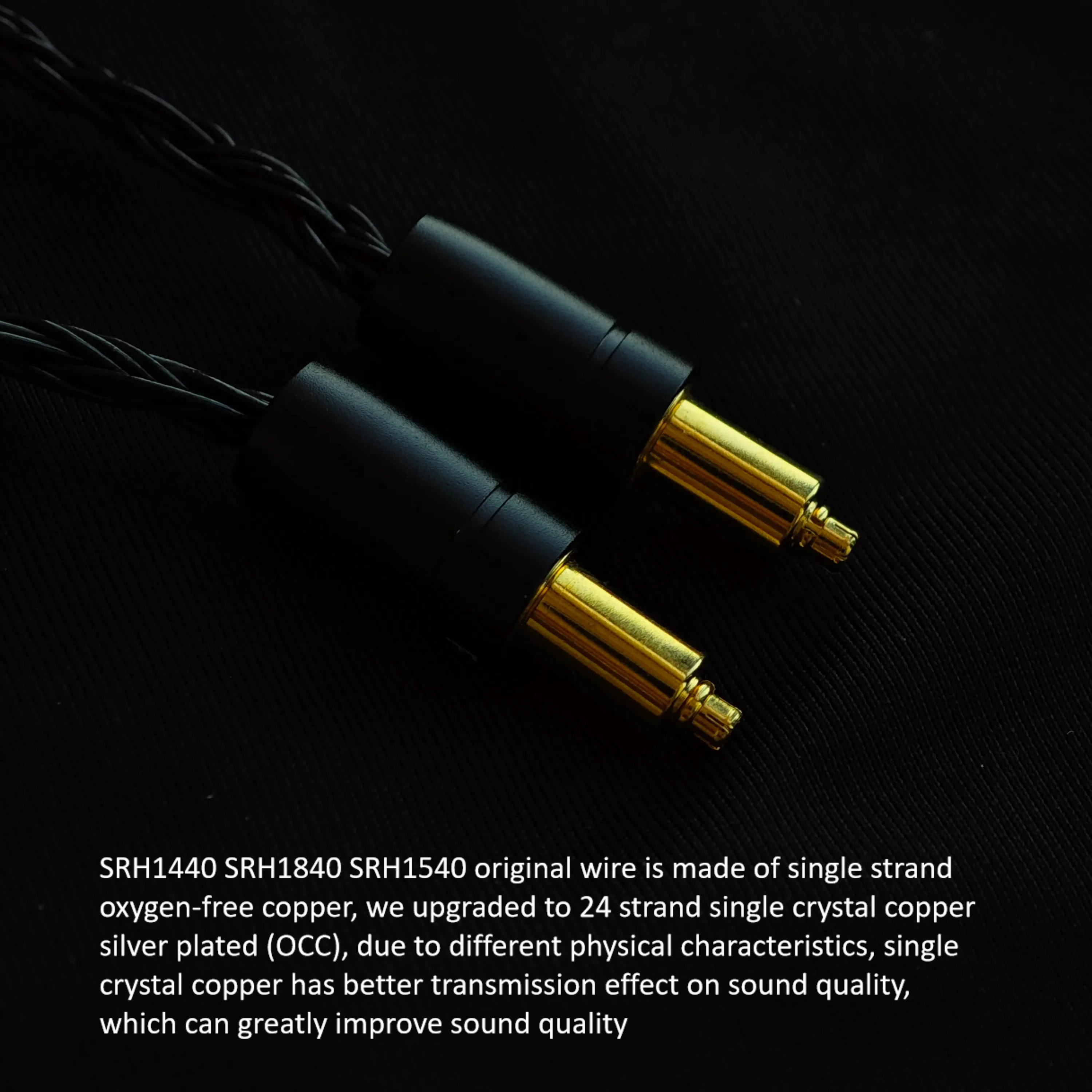 SRH1440 24 Core OCC Silver Earphone Cables Hybrid 784 Cores Upgrade Cable SRH1840 SRH1540 3.5MM XLR, 6.35mm Headphones