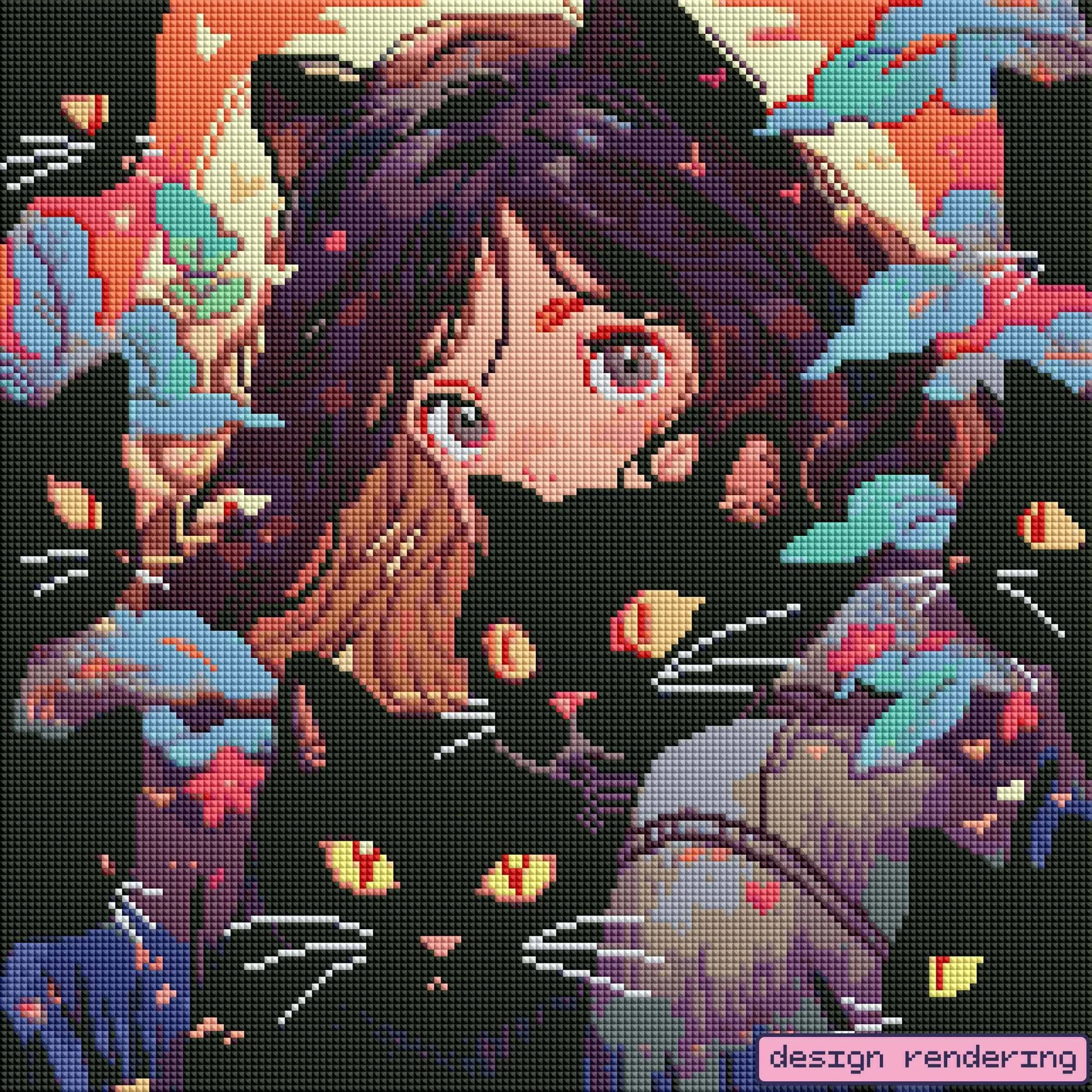 FOREVER YOUNG DIY Diamond Painting Girl and Cat Full Square Band AB Crystal Diamond Cute Crafts Diamond Home Decor Gift New