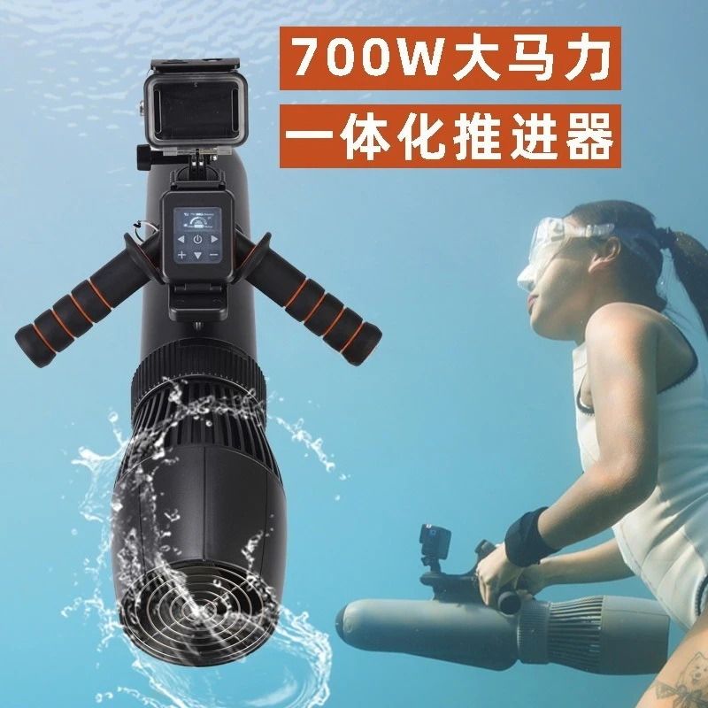

Underwater Diving Snorkeling Handheld Booster High Power Paddle Board 2-in-1