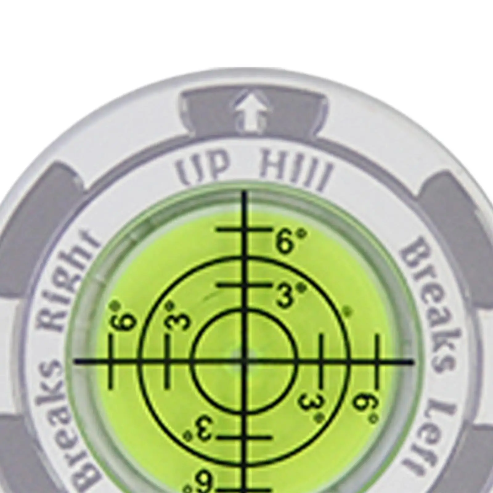 Golf Putting Green Reader Stylish Men Women Golf Training Aid High Precision White