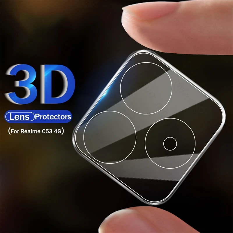 Camera Protector Case For Realme C53 4G 3D Tempered Glass Lens Cover On Realmi C53 C 53 53C 4G RealmeC53 4G RMX3760 6.74\