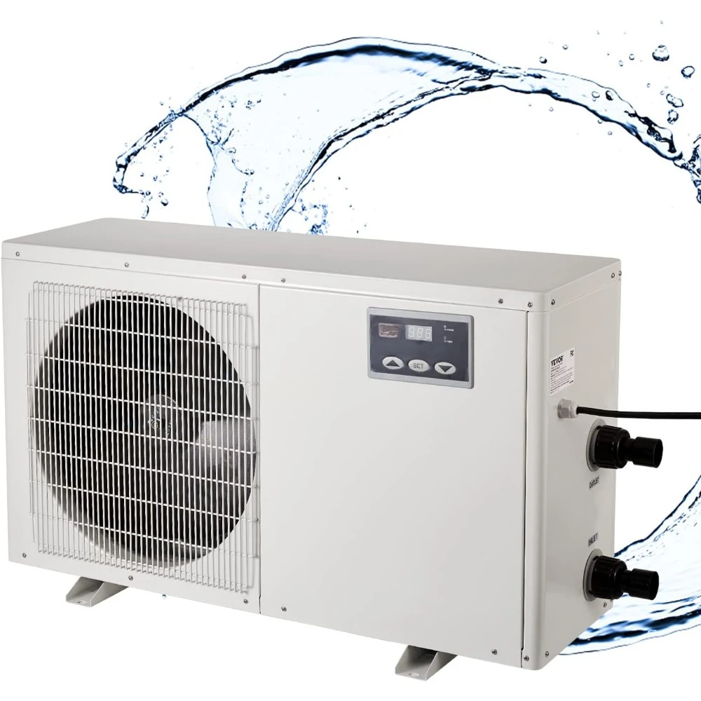 Aquarium Hydroponic Water Chiller, Quiet Refrigeration Compressor, Fish Tank Cooling System, 1.5 HP